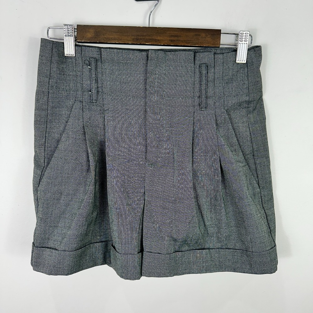 Sparkle & Fade Shorts 2‎ Gray Pleated Mini Skirt Urban Outfitters Y2K Preppy